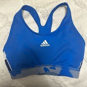 Adidas Blue & Gray Sports Bra